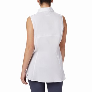 Columbia Silver Ridge™ Lite Sleeveless Skjorta Dam Vita (HNIYW7593)